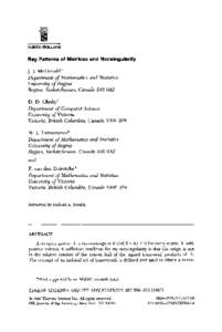 Ray Patterns of Matrices  and Nonsingularity