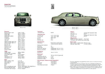 PHANTOM Technical specification China Version 1990 mm[removed]in