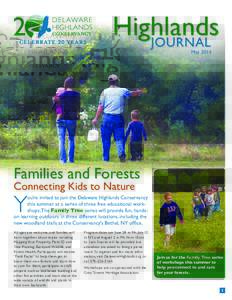 Highlands Journal May 2014 Families and Forests Connecting Kids to Nature