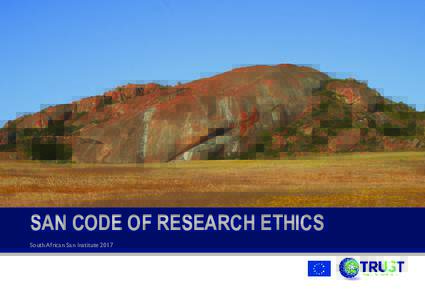 SAN CODE OF RESEARCH ETHICS South African San Institute 2017 RESPECT  HONESTY