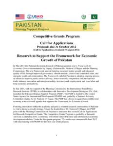 Microsoft Word - IFPRI PSSP Call for Competitive Grant Proposals due 31 Oct.doc