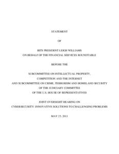 (Letterhead with state The Financial Services Roundtable and BITS)