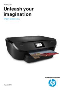 Product guide  Unleash your imagination HP ENVY 5540 All-in-One