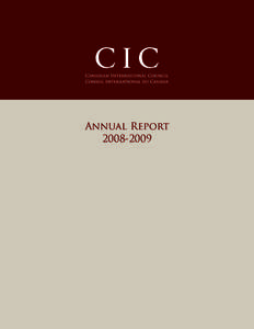 Annual Report[removed] Table of Contents Mission.................................................................................................................................................. 5 Message from the Cha