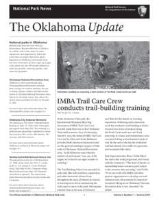 National Park Service U.S. Department of the Interior National Park News  The Oklahoma Update