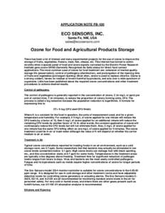 Microsoft Word - FB-100 Food and Agricultural Products Storage.doc
