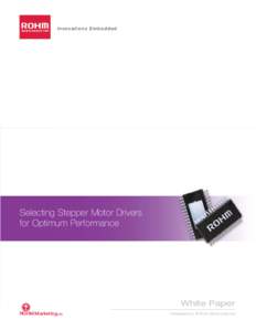 Innovations Embedded  Selecting Stepper Motor Drivers for Optimum Performance  White Paper