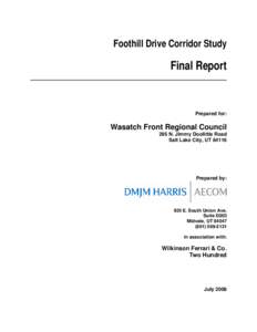 Microsoft Word - Foothill Drive Final Report
