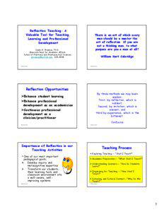 Microsoft PowerPoint - Reflection_Teaching_Brazeau-06
