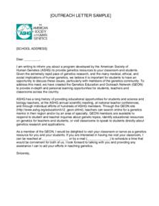 Microsoft Word - outreach letter from mentors