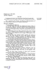 PUBLIC LAW[removed]—OCT. 30, [removed]STAT[removed]Public Law[removed]107th Congress
