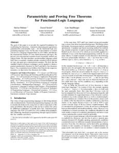 Theoretical computer science / Models of computation / Logic in computer science / Mathematical logic / Software engineering / Denotational semantics / Computability theory / Symbol / Proof theory / Lambda calculus / Generalised Whitehead product / Programming Computable Functions