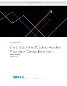 The Effect of the DC School Voucher Program on College Enrollment