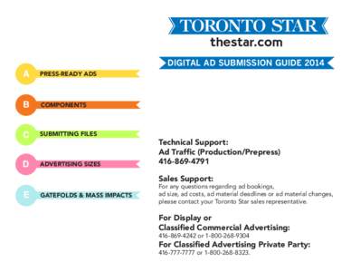 2013 Toronto Star Digital Ad Submission Guide