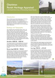 History & Heritage 1  Charleton Parish Heritage Appraisal in the South Devon Area of Outstanding Natural Beauty