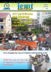 iemt newsletter The Open University of Tanzania iemt@out issue # 003