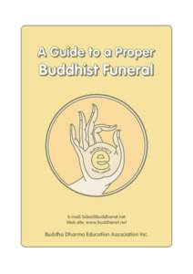 A Guide to a Proper  Buddhist Funeral BO