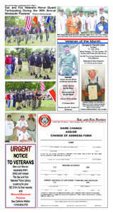 Sac and Fox News • September 2013 • Page 6  Sac and Fox Veterans Honor Guard Participating During the 99th Annual Meskwaki Powwow (Photos by Berdina George)