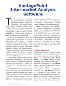 VantagePoint Intermarket Analysis Software T