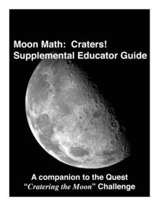 Moon Math Supplemental Guide  1 June 2008, v.1