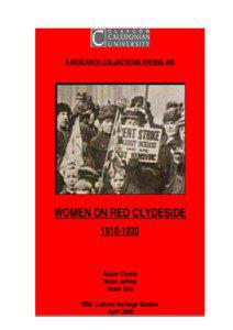 Economic history of Scotland / Labour Party / World War I / Mary Barbour / John Maclean / Glasgow / River Clyde / Govan / Harry McShane / United Kingdom / Politics of Scotland / Red Clydeside