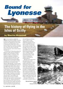 Bound for  Lyonesse The history of flying in the Isles of Scilly