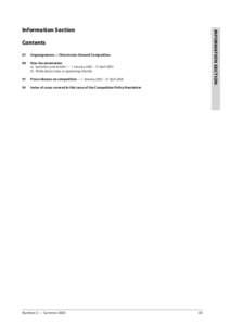 INFORMATION SECTION  Information Section Contents 87