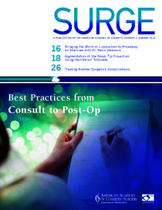 SURGE A PUBLICATION OF THE AMERICAN ACADEMY OF COSMETIC SURGERY | SUMMER