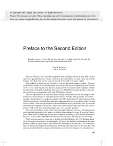 Copyright 2003 AT&T and Lumeta. All Rights Reserved. Notice: For personal use only. These materials may not be reproduced or distributed in any form or by any means except that they may be downloaded from this source 