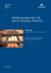 International Specialised Skills Institute Inc  ARTISAN BAKING AND THE