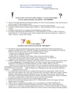 Microsoft Word - final NB QUICK_FACTS_FOR_FRENCH_TEACHERS.doc