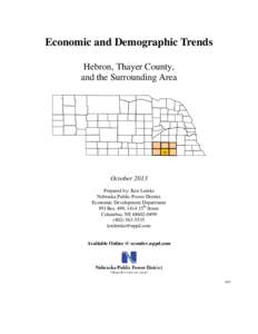 Economic and Demographic Trends