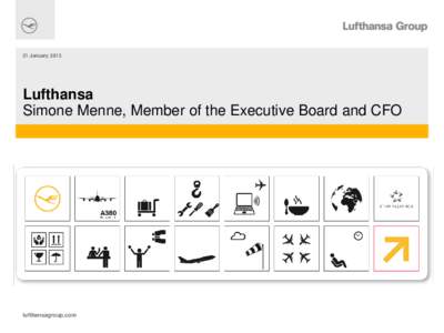 21 JanuaryLufthansa Simone Menne, Member of the Executive Board and CFO  lufthansagroup.com