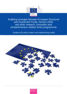 Quick appraisal of major project application: Enabling synergies between European Structural and Investment Funds, Horizon 2020 and other research, innovation and