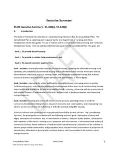 Executive Summary ES-05 Executive Summaryc), b) 1. Introduction