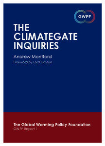 Global warming / England / Hacking / Science / Climatic Research Unit email controversy / Andrew Montford / Climatic Research Unit / Global Warming Policy Foundation / Ronald Oxburgh /  Baron Oxburgh / Climate change / Environment / Environmental skepticism