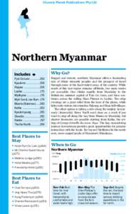 ©Lonely Planet Publications Pty Ltd  Northern Myanmar Why Go?  Pyin Oo Lwin[removed]260