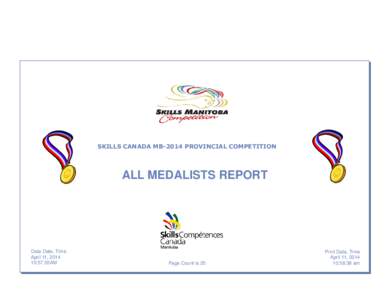 Crystal Reports ActiveX Designer - Competition ALL MEDALISTS Only by Contest .rpt