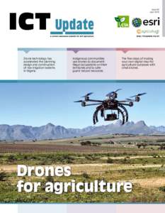 Issue 82 April 2016 Drone technology has accelerated the planning, design and construction