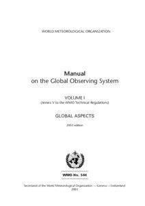 WORLD METEOROLOGICAL ORGANIZATION  Manual
