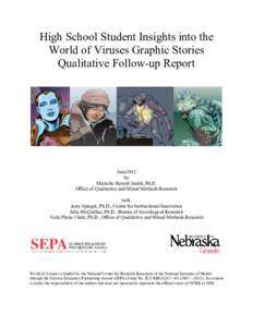 High School Student Insights into the World of Viruses Graphic Stories Qualitative Follow-up Report June2012 by