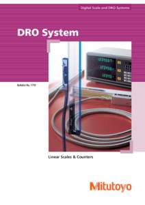 Digital Scale and DRO Systems  DRO System