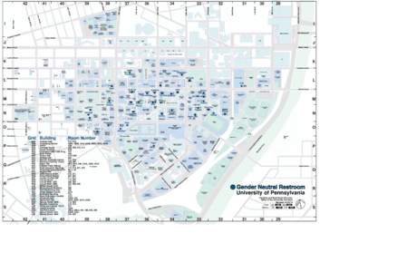 Penn Gender Neutral Restroom Location Campus Map