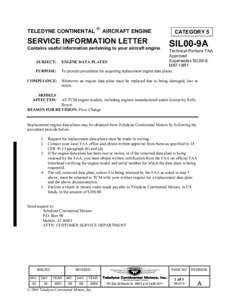 Microsoft Word - SIL00-9A FINAL.doc