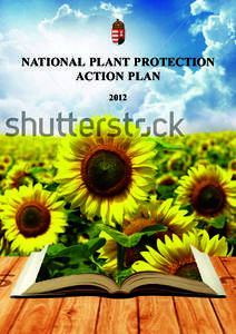 NATIONAL PLANT PROTECTION ACTION PLAN 2012 MINISTRY OF RURAL DEVELOPMENT