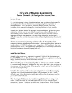 Microsoft Word - new era of reverse engineering news release.doc