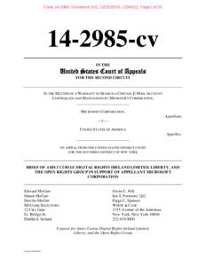 Case[removed], Document 101, [removed], [removed], Page1 of[removed]cv IN THE  United States Court of Appeals