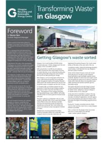 Transforming Waste in Glasgow ™  Foreword