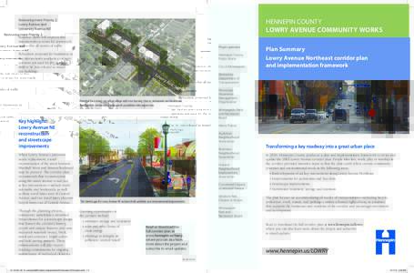 Redevelopment Priority 2: Lowry Avenue and University Avenue NE sit r