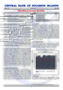 CENTRAL BANK OF SOLOMON ISLANDS Volume. 08 Issue No. 4				  April 2017